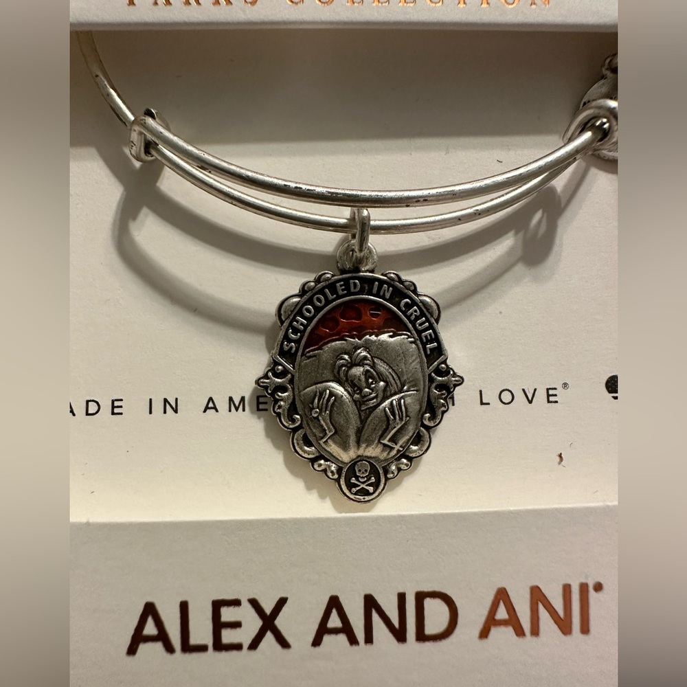 Alex and Ani Disney Parks Cruella bracelet